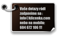 klíčenky plast info